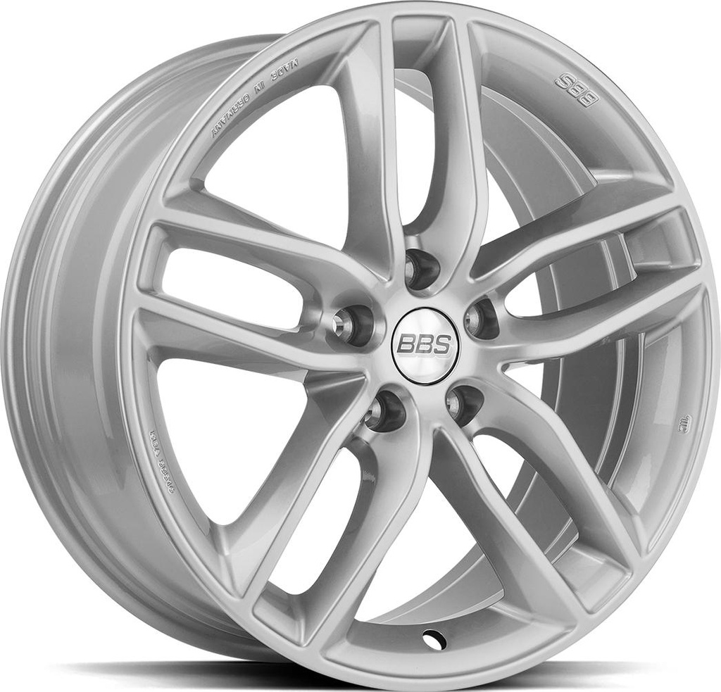 BBS SX BRILL SILV 7.5x17 5/108 ET45 CB70