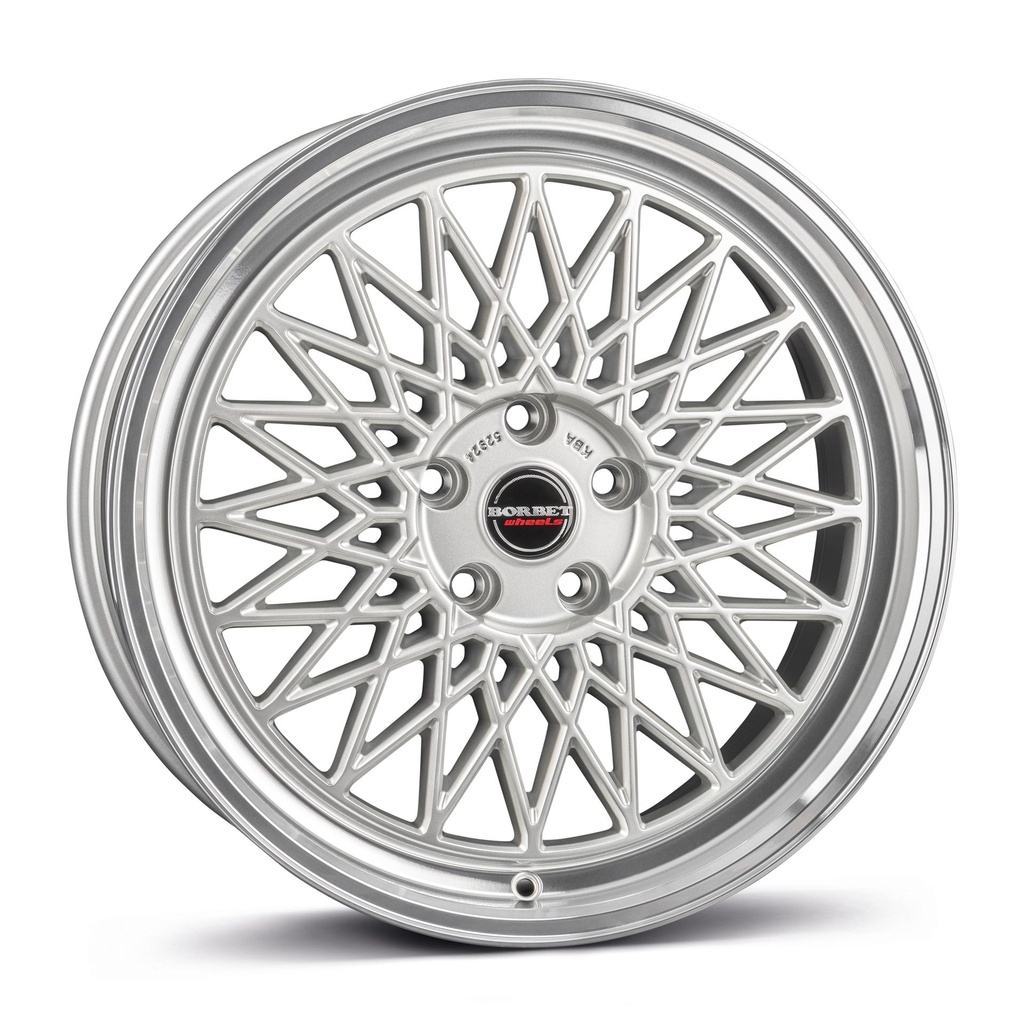 BORBET B SILV RIM POL 7x17 4/108 ET38 CB63.4