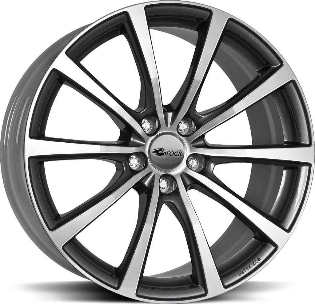 BROCK B32 TITAN FULL POL 8.5x18 5/112 ET30 CB66.6