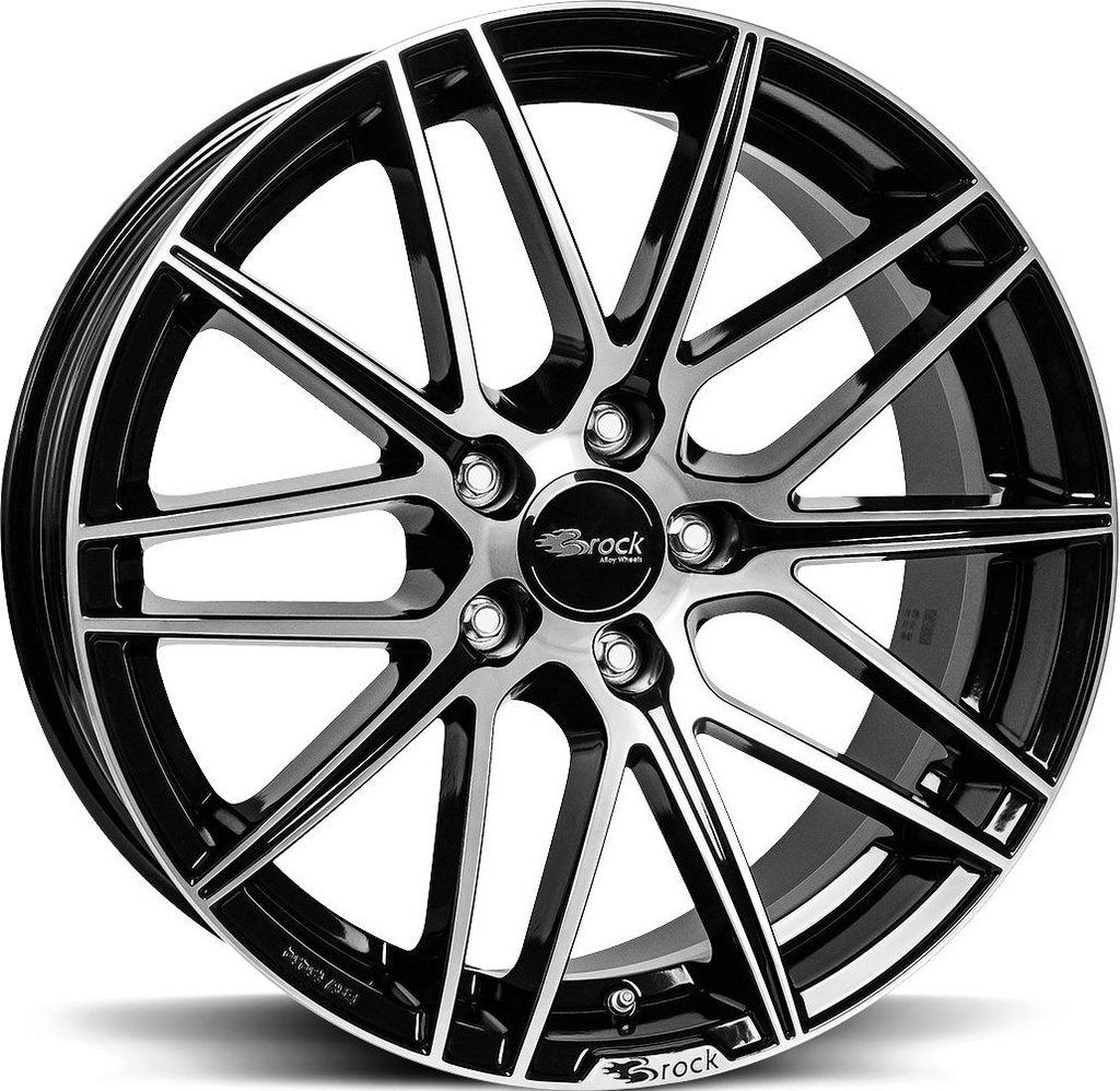 BROCK B34 BLACK FULL POL 8.5x19 5/105 ET38 CB56.6