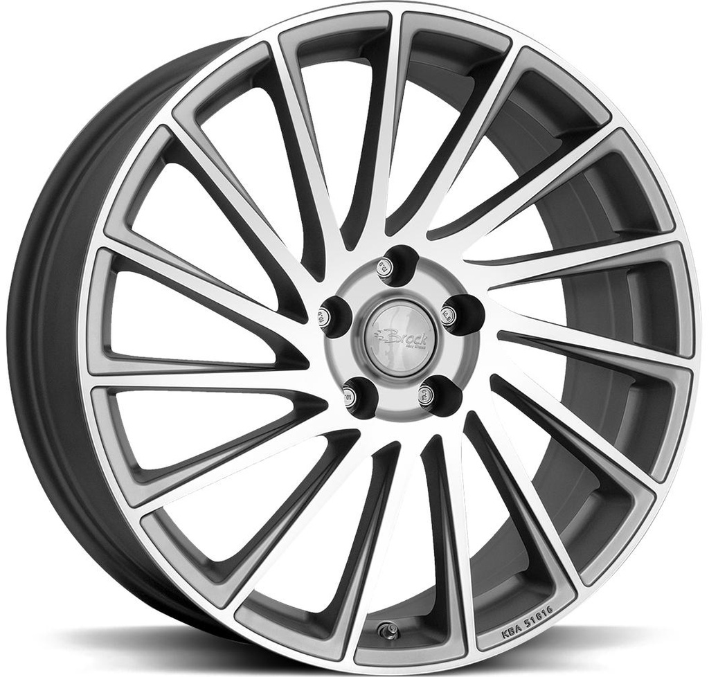 BROCK B39 FERRIC GREY POL 7x17 5/112 ET35 CB66.6