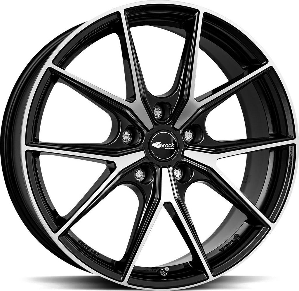 BROCK B40 BLACK FULL POL 10.5x19 5/120 ET45 CB64.1