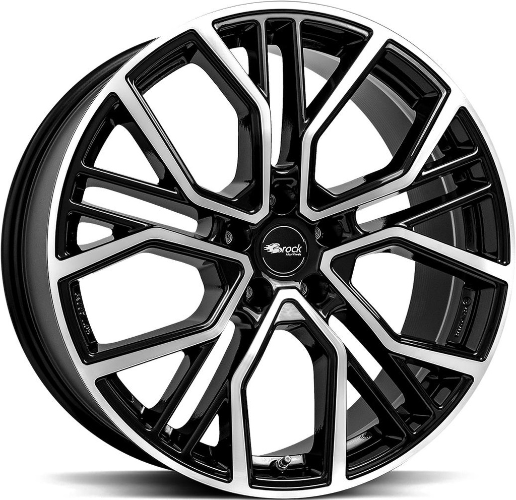 BROCK B41 BLACK FULL POL 10.5x21 5/114.3 ET45 CB64.1