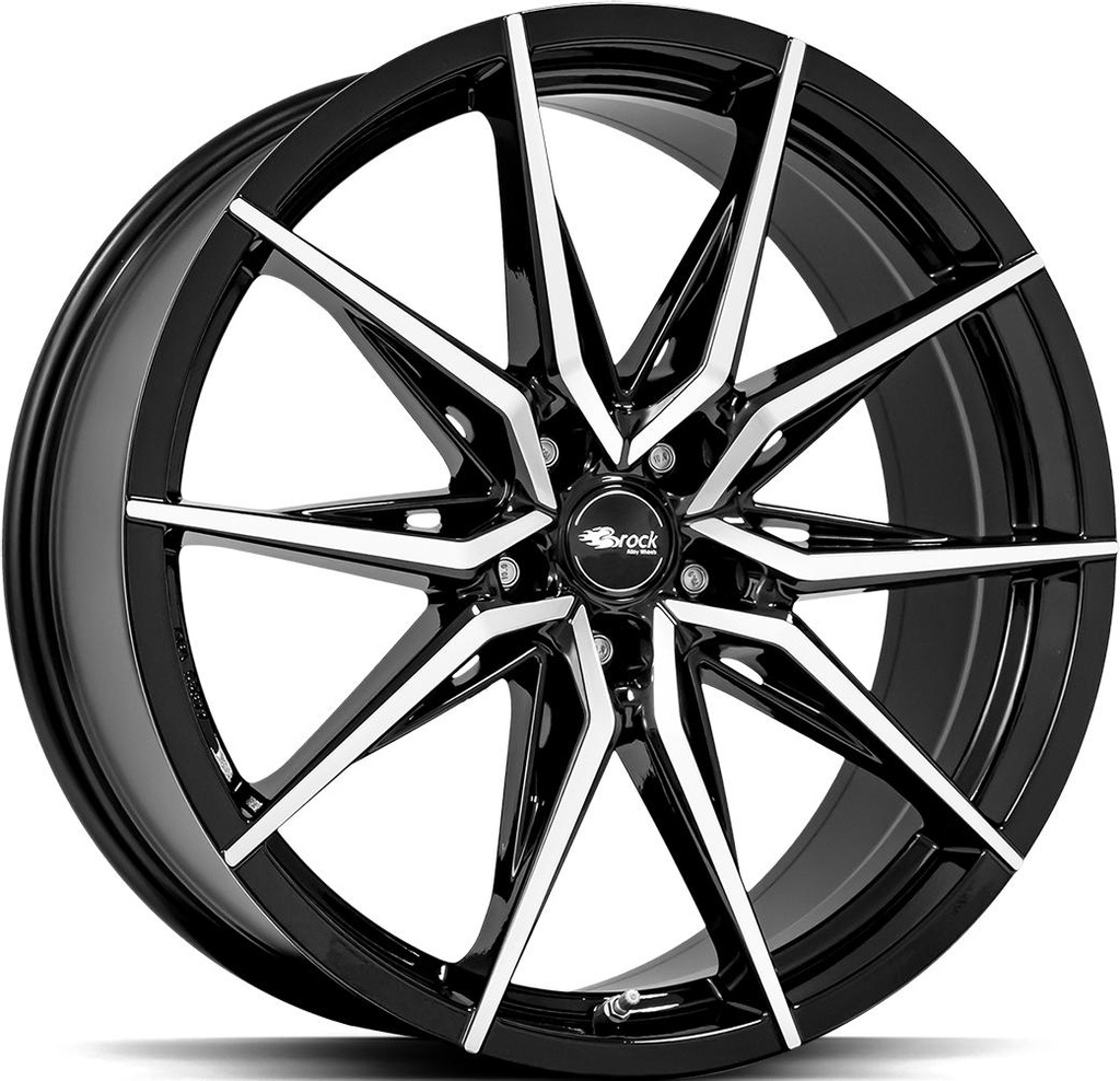 BROCK B42 BLACK FULL POL 8.5x20 5/120 ET35 CB72.6