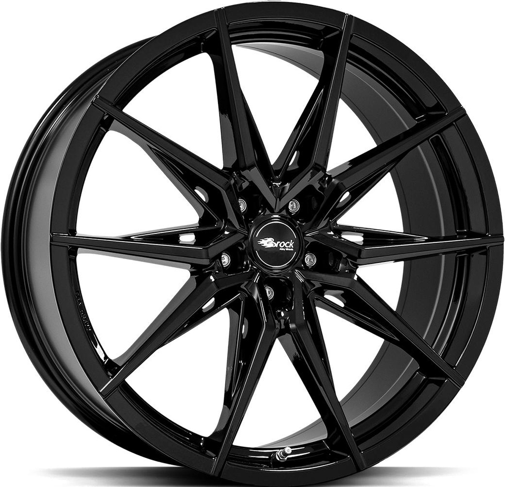 BROCK B42 SHINY BLACK 9.5x20 5/114.3 ET45 CB64.1