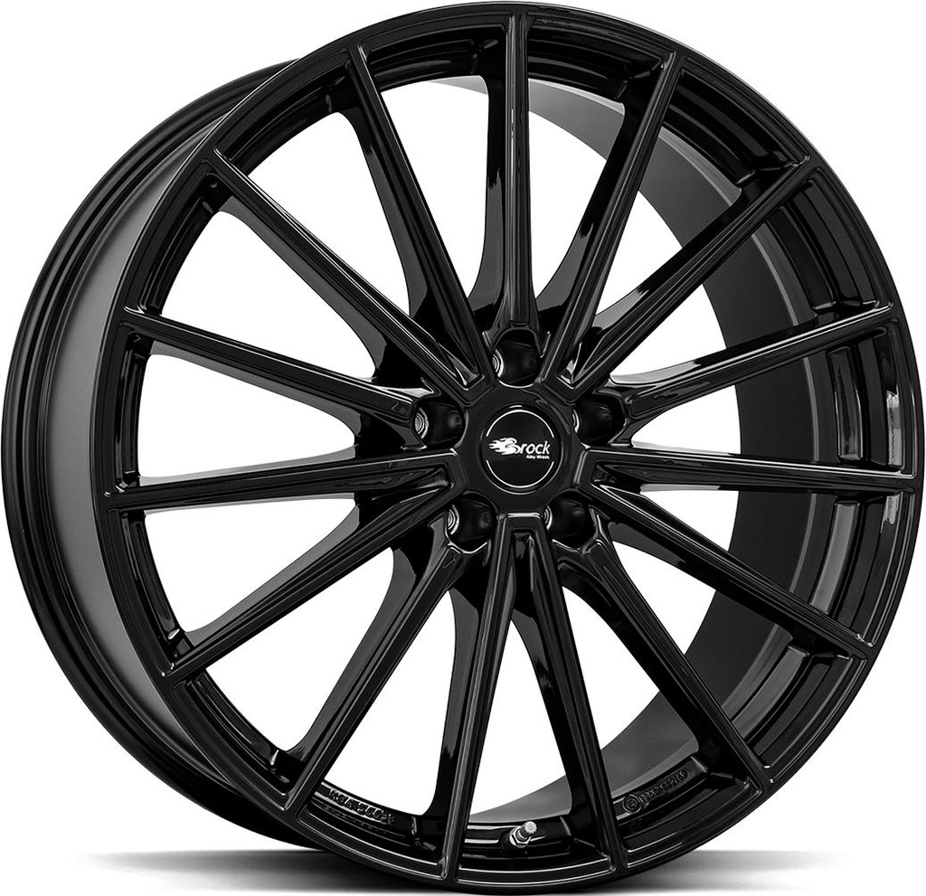 BROCK B43 SHINY BLACK 7.5x20 5/114.3 ET35 CB60.1