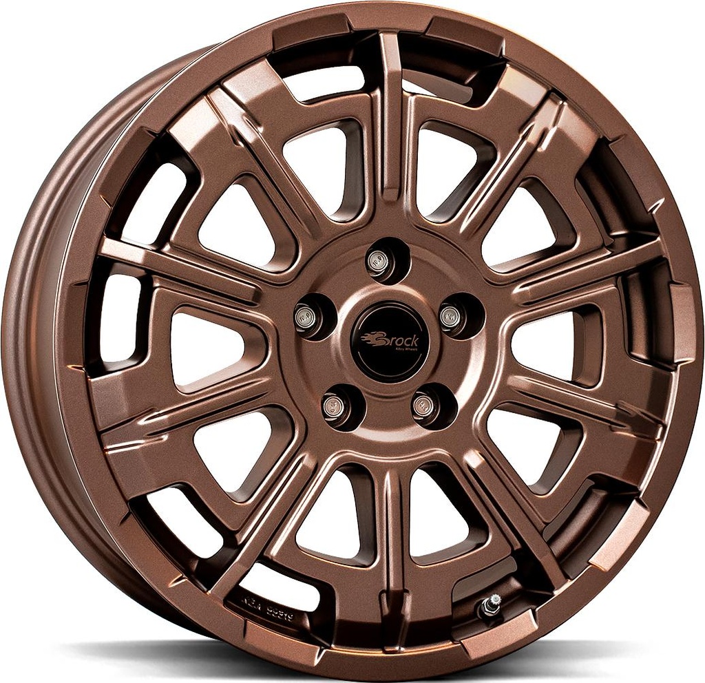 BROCK B45 BRONZE COPPER MATT 8x20 6/120 ET45 CB74.6