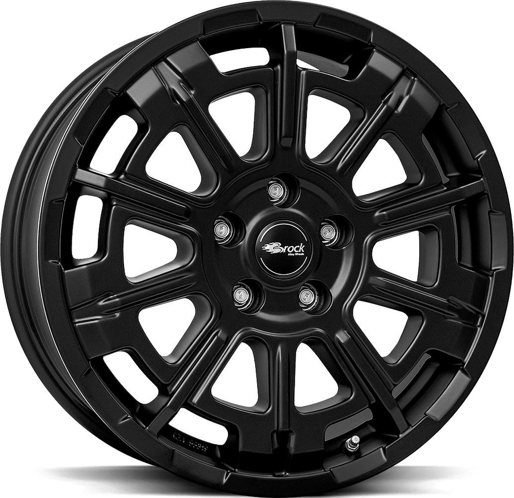 BROCK B45 SATIN BLACK MATT 8x20 5/160 ET50 CB65.1