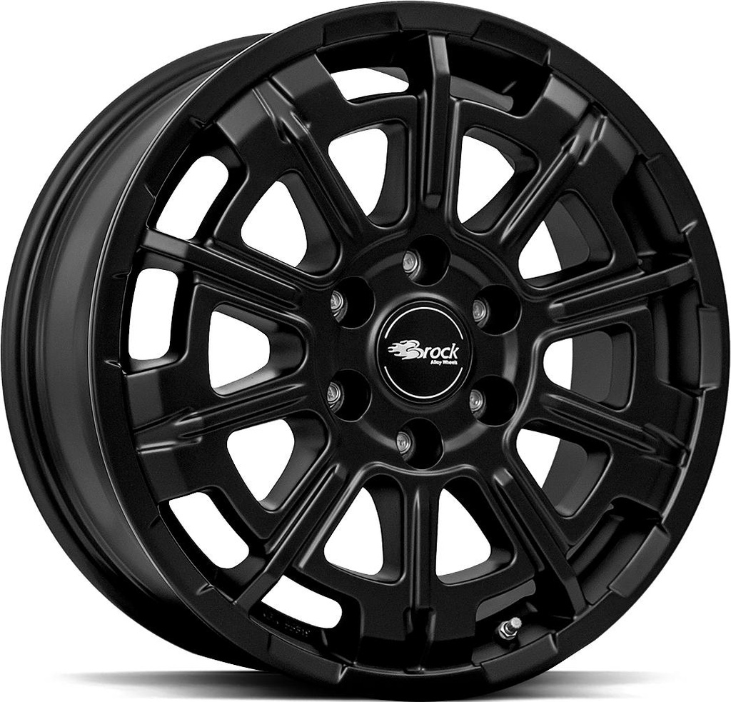 BROCK B45 SATIN BLACK MATT 7.5x18 6/139.7 ET55 CB93.1
