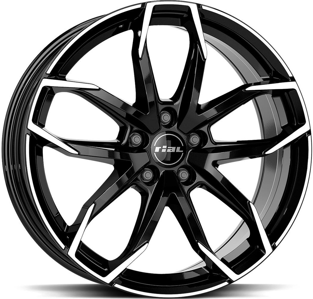 RIAL LUCCA DIAM BLACK POL 7.5x17 5/115 ET45 CB70.2