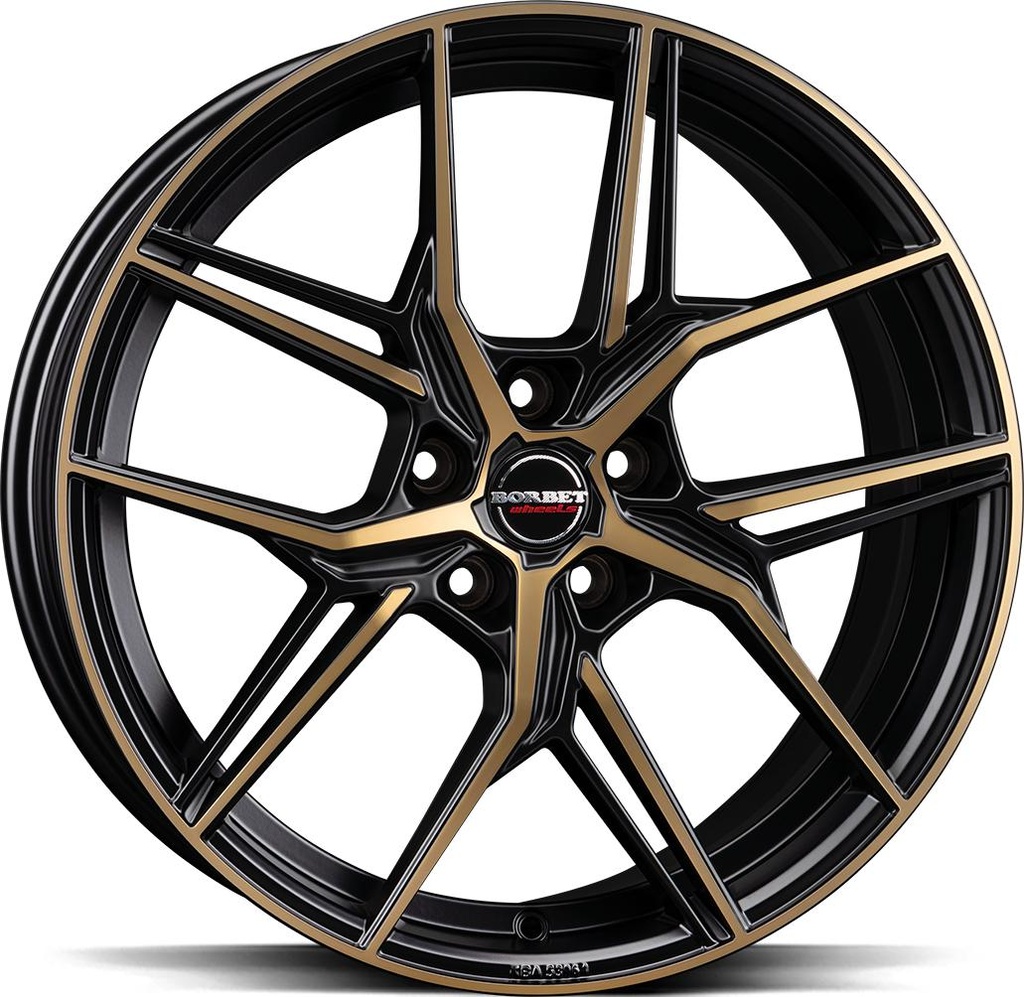BORBET QX BLACK BRONZE MATT 8x19 5/112 ET49 CB66.5