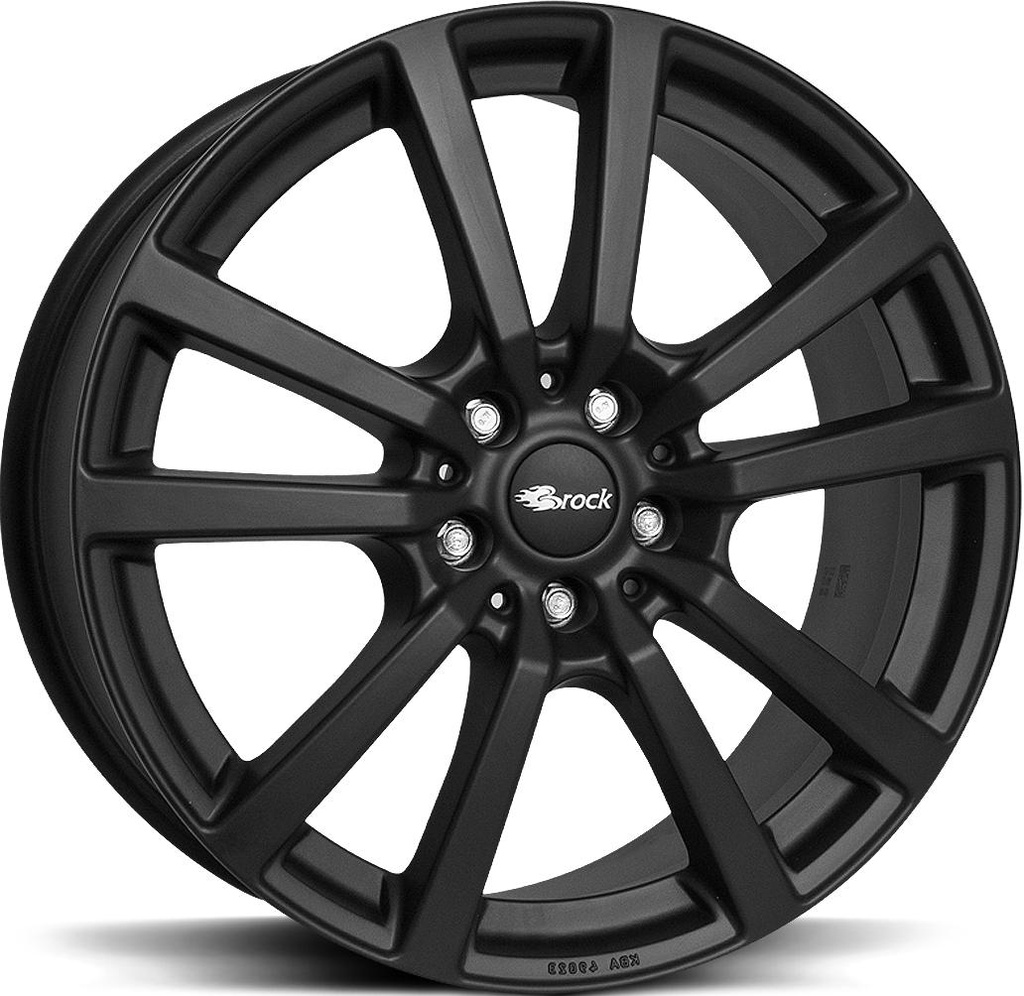 BROCK RC25T BLACK MATT 6.5x16 5/130 ET60 CB89.1