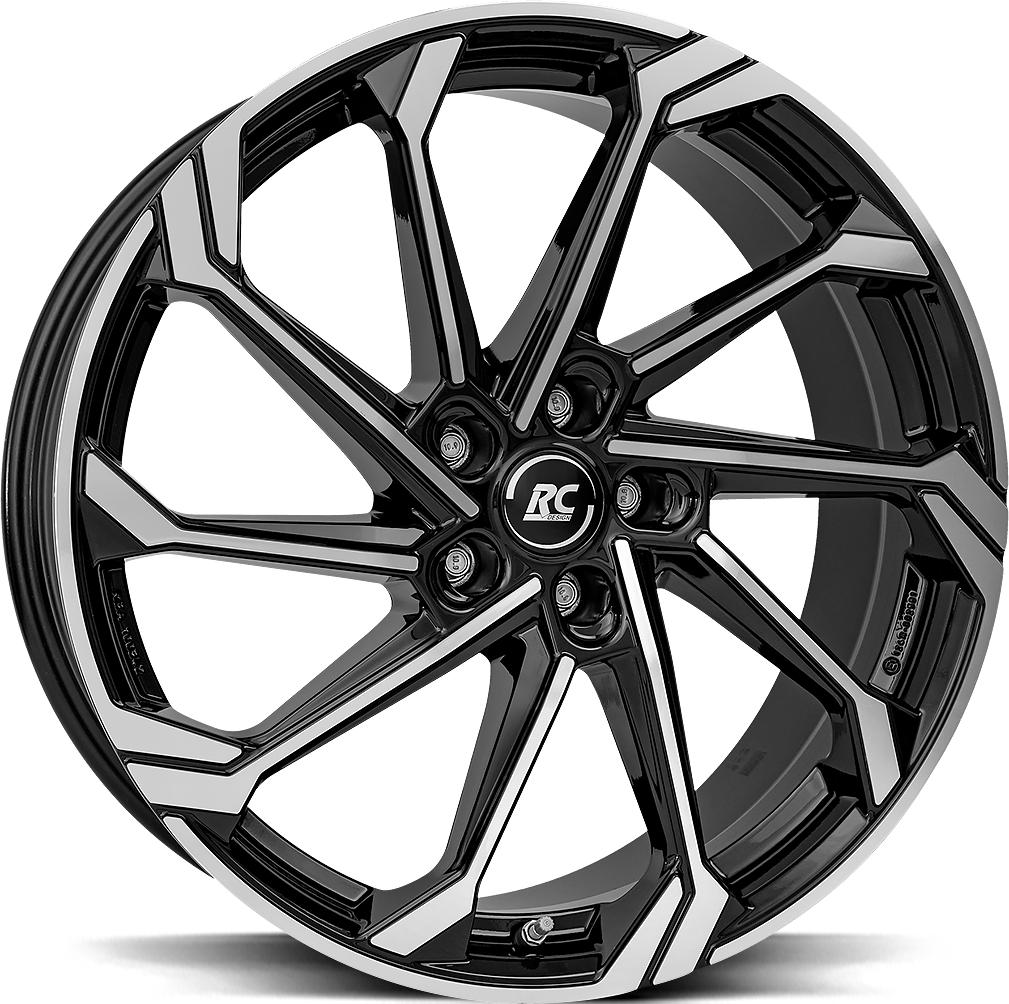 BROCK RC36 BLACK FULL POL 10x20 5/112 ET24 CB66.6