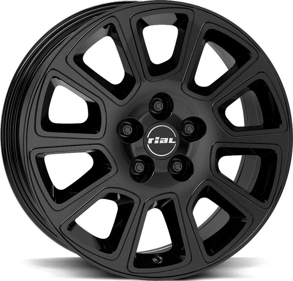 RIAL TRANSPORTER 2 DIAM BLACK 6x16 5/130 ET68 CB78.1