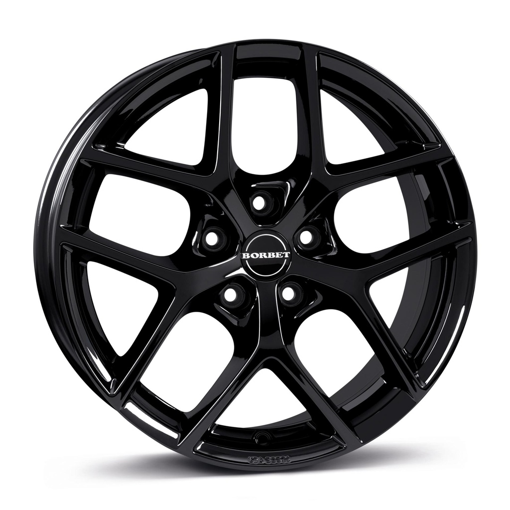 BORBET Y BLACK GLOSS 8x18 5/100 ET40 CB64