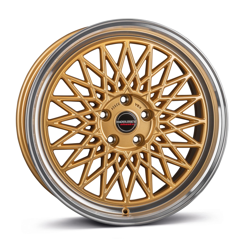 BORBET B GOLD RIM POL 7.5x16 5/120 ET20 CB72.5