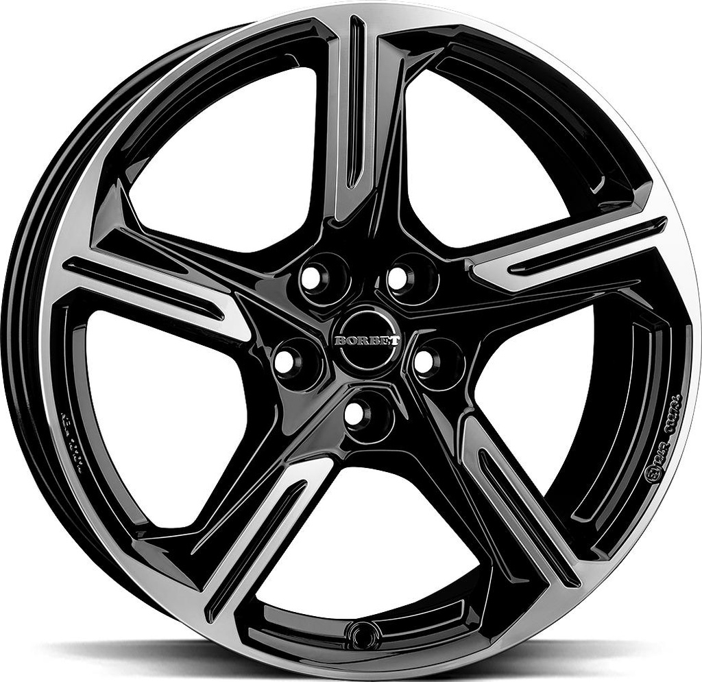 BORBET XE1 BLACK POL 7.5x18 5/114.3 ET40 CB66.1