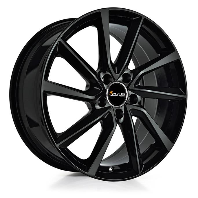 AVUS AC-518 BLACK 6.5x16 5/105 ET39 CB56.6