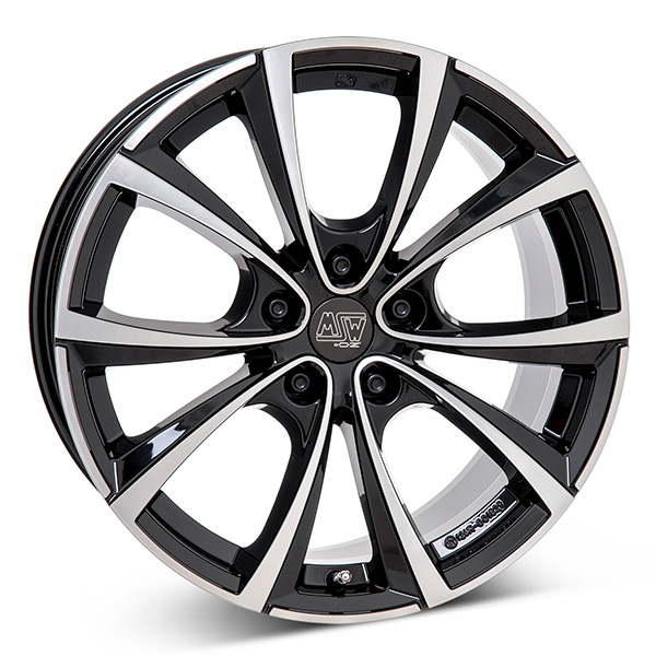 MSW 27T G.BLK/POL | 8,5X19 5-114,3 E35 C64,1 60 8.5x19 5/114.3 ET35 CB64.1
