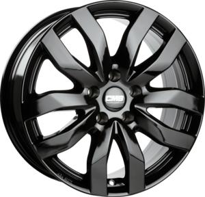 CMS C22 COMPLETE BLACK GLOSS 7x16 5/108 ET46 CB65.1