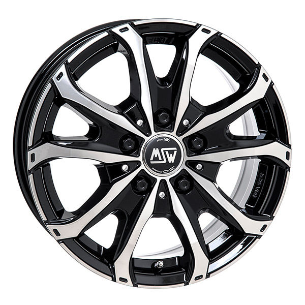 MSW 48 VAN BLK/POL | 6,5X16 5-160 E60 C65,1 60 6.5x16 5/160 ET60 CB65.1