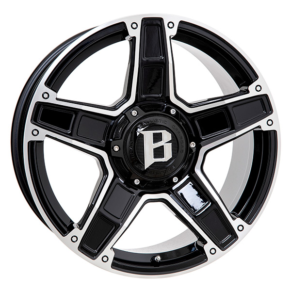 BALLISTIC DAKOTA BLK/POL | 9X20 6-114,3 E43 C66,1 60 9x20 6/114.3 ET43 CB66.1