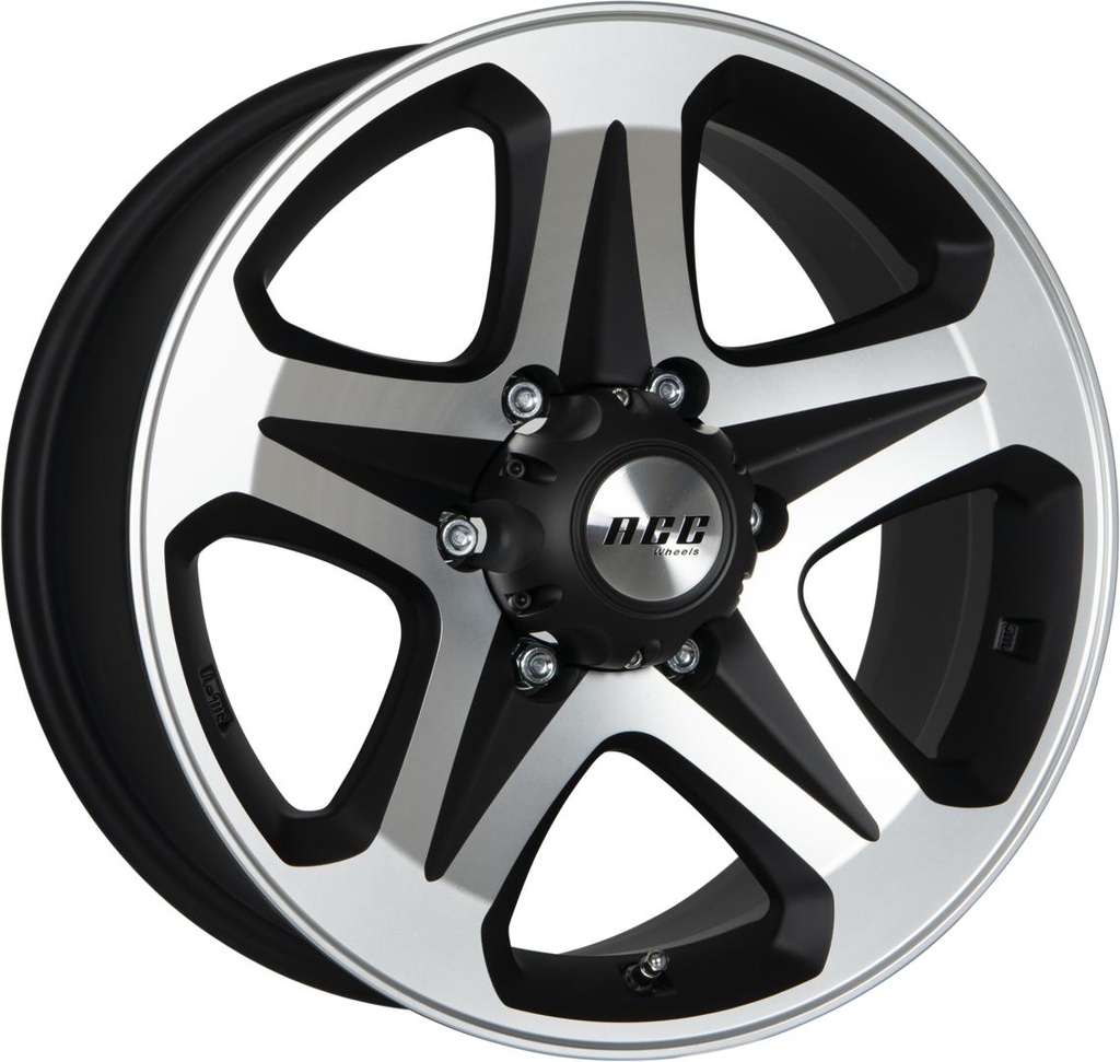 ACC AVENGER SATIN BLACK / MACHINED FACE 7x16 6/139.7 ET30 CB110.1