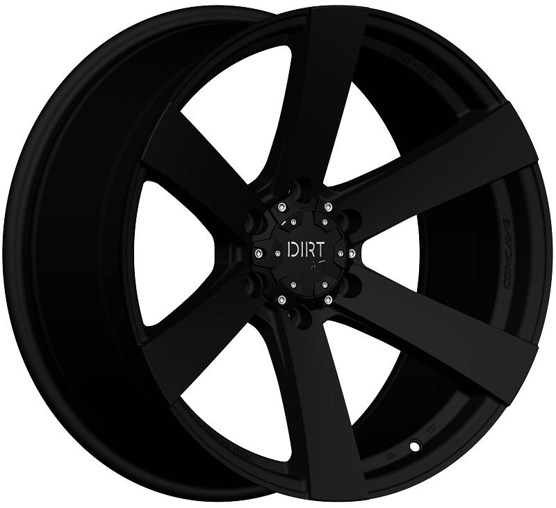 STATUSFÄLGAR D91 FLATBLACK 9.5x20 6/139.7 ET18 CB106.1