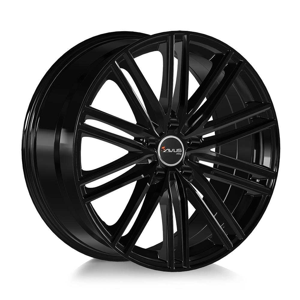 AVUS AC-M08 BLACK 9x20 5/130 ET50 CB71.6