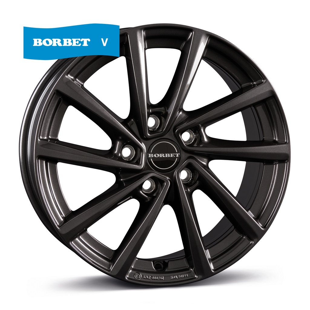 BORBET V MISTRAL ANTHRACITE GLOSSY 7x17 5/112 ET40 CB57.1