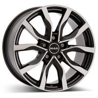 MAK HIGHLANDS BLK/POL 7x17 5/108 ET45 CB63.4