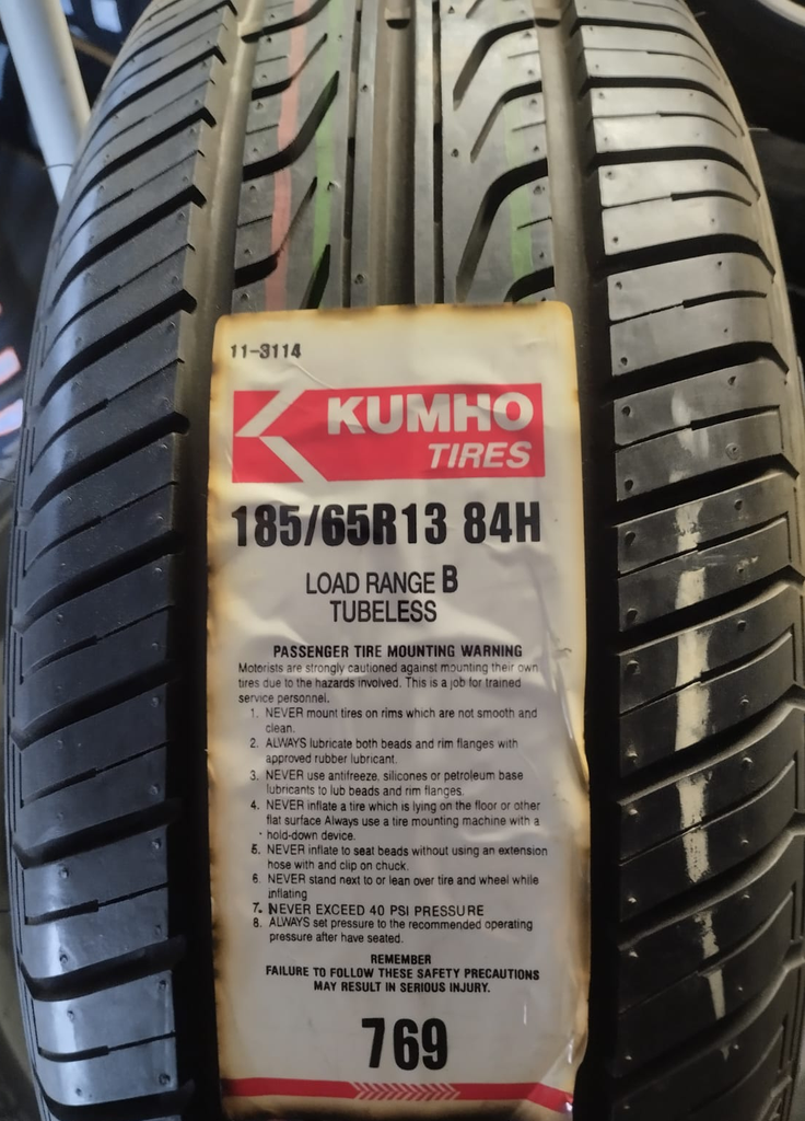 185/65R13 KUMHO 769   H  DOT4798 1 kpl