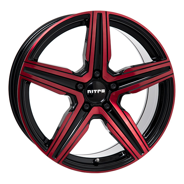 8J-18 5x108 ET45 NITRO SPARK G.BLK/RED CB65.1