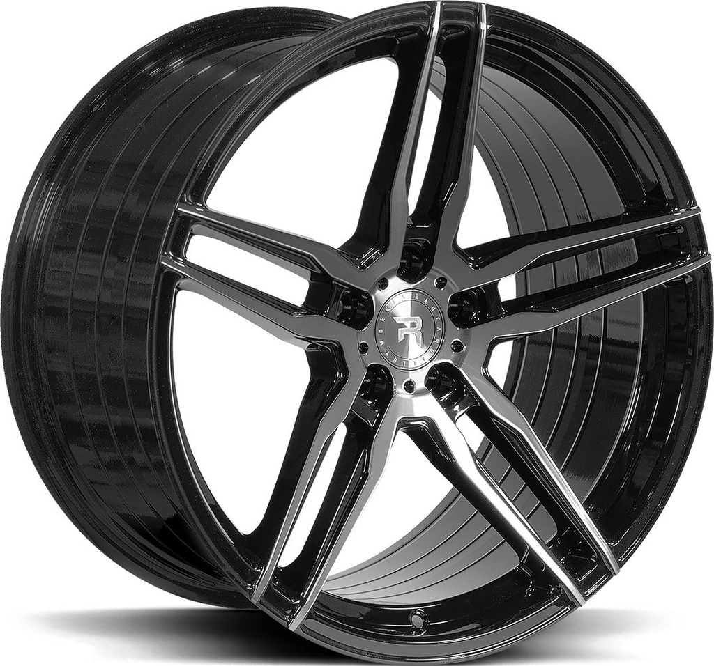 R-SERIES R10 TINTED BLACK 8.5x19 5/112 ET40 CB66.6