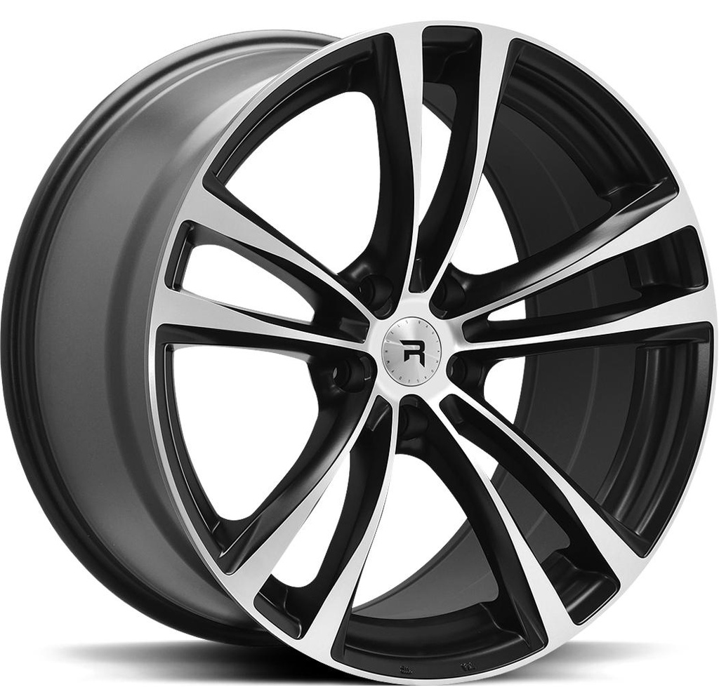 R-SERIES R3 BLACK POLISH 9x20 5/112 ET45 CB66.6