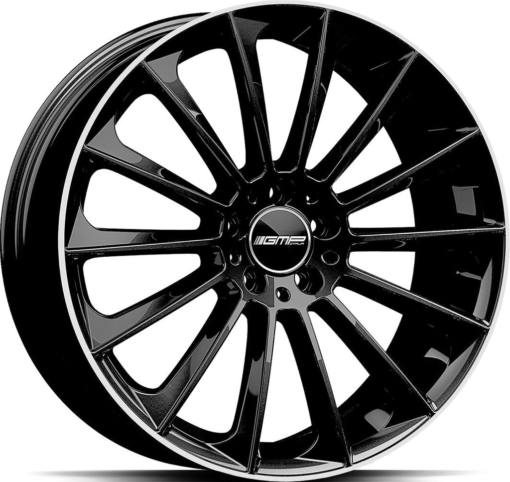 GMP STELLAR BLACK DIAM LIP 8x18 5/112 ET45 CB66.6