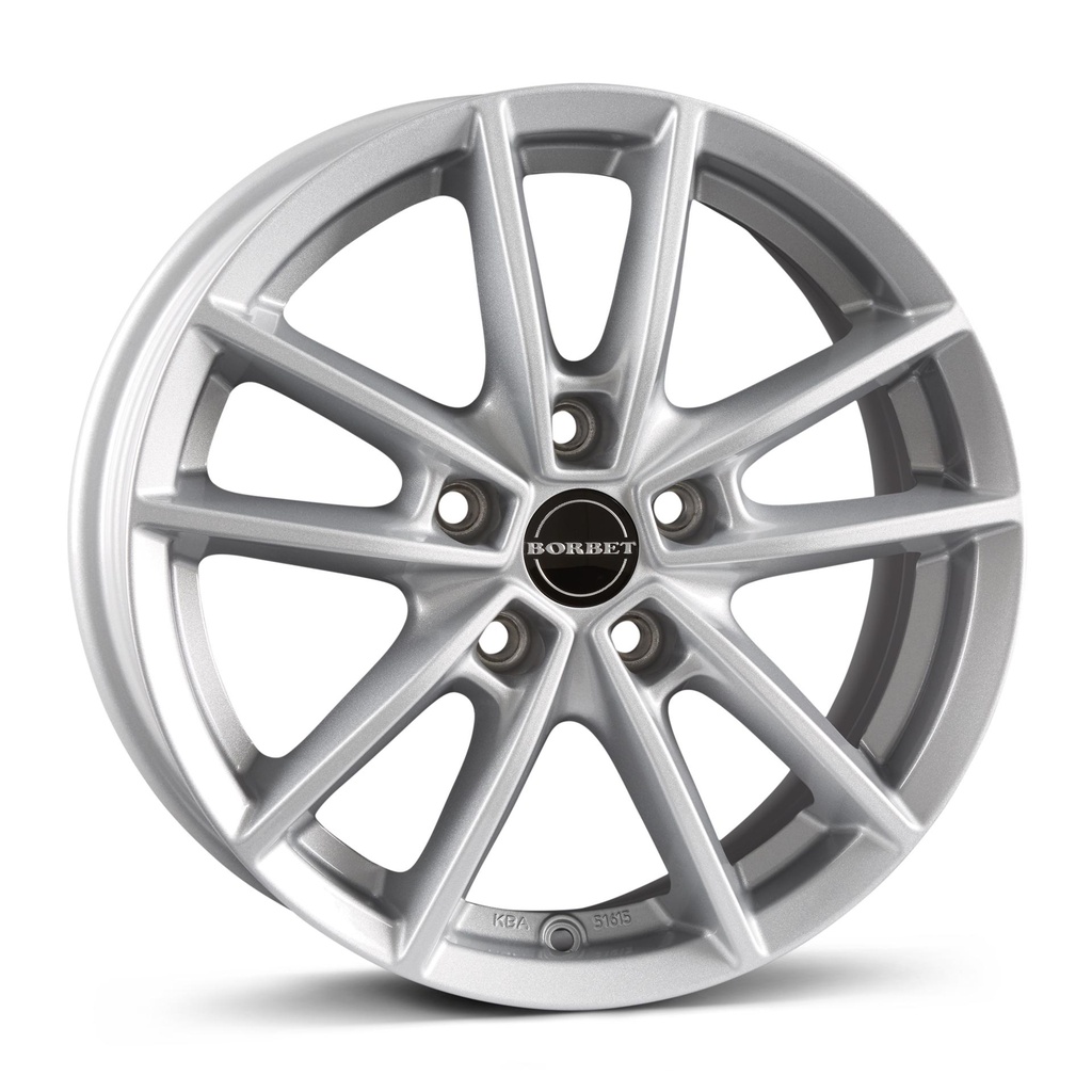 BORBET W CHRYSTAL SILVER 6.5x16 5/108 ET40 CB72.6