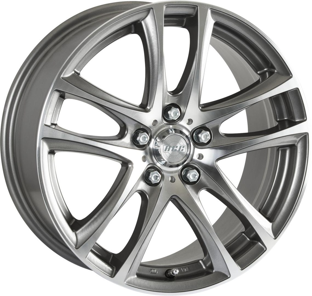 ACC TORNADO GUN METAL / POLISHED 7x16 5/112 ET35 CB66.5