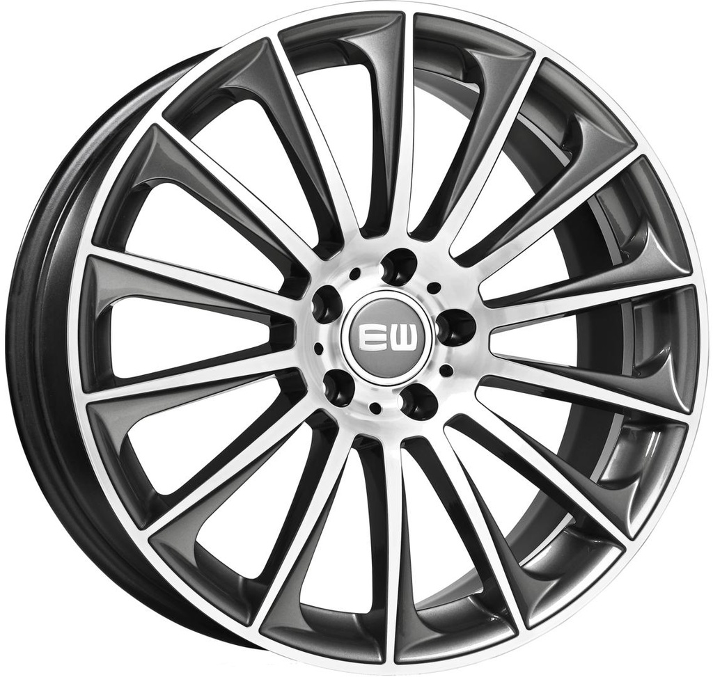 ELIT WHEELS EW02 PALLADIUM / POLISHED 8.5x19 5/112 ET32 CB66.5