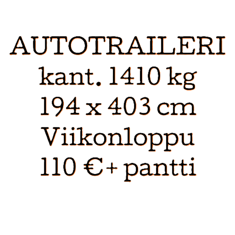 Vaunuvuokra AT2000 DMU-723 / VIIKONLOPPU