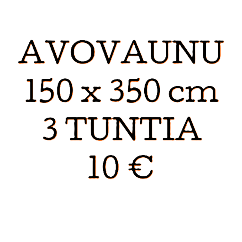 Vaunuvuokra AVO DPB-321 M5035LJ / 3 TUNTIA
