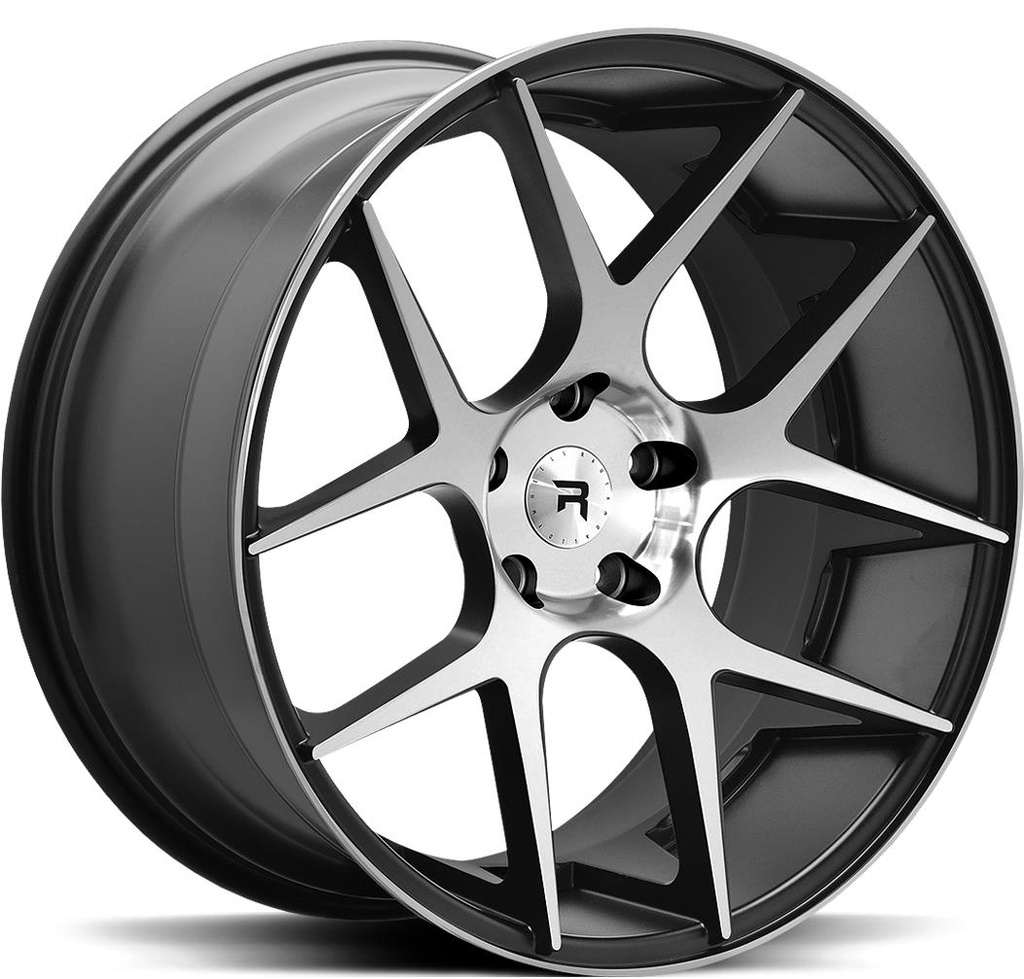 R-SERIES R2 BLACK POLISH 8.5x18 5/120 ET35 CB72.6