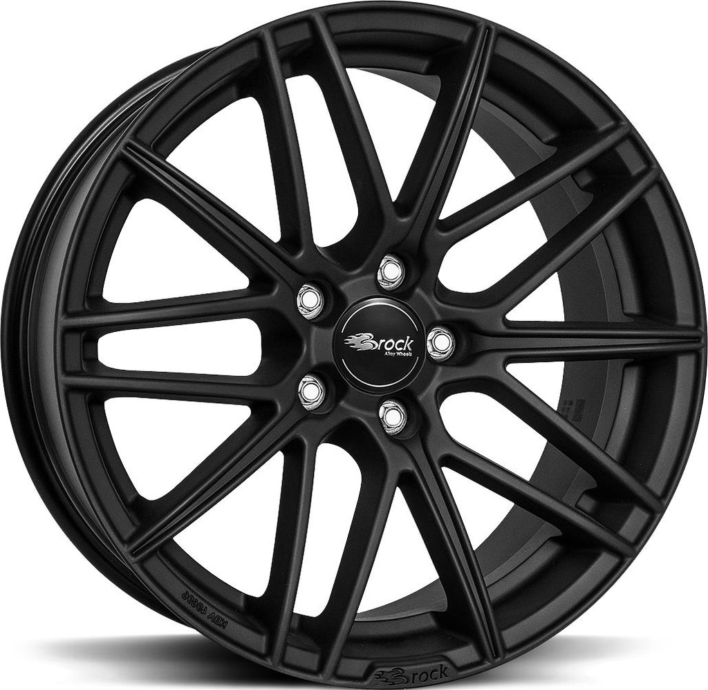 BROCK B34 BLACK MATT 7.5x17 5/115 ET38 CB70.2