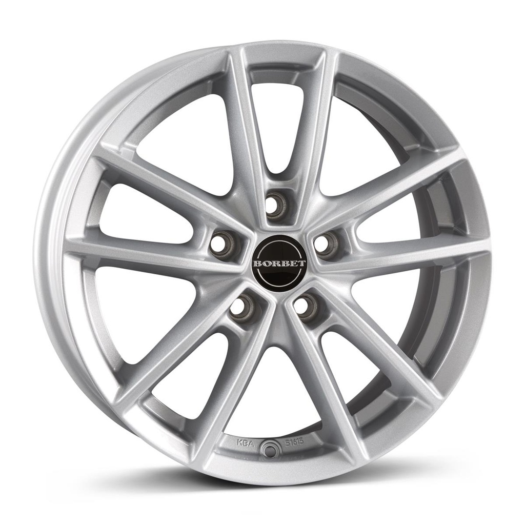 BORBET W CRYSTAL SILVER 6x15 5/112 ET43 CB66.6