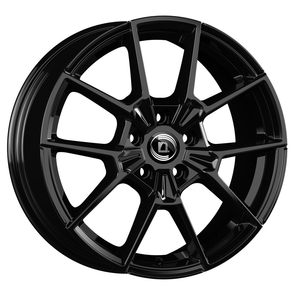 DIEWE NEVE GLOSSY BLACK 8x19 5/130 ET43 CB66.5