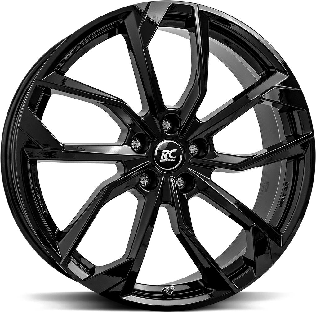 BROCK RC34 SHINY BLACK 8.5x18 5/112 ET40 CB66.5