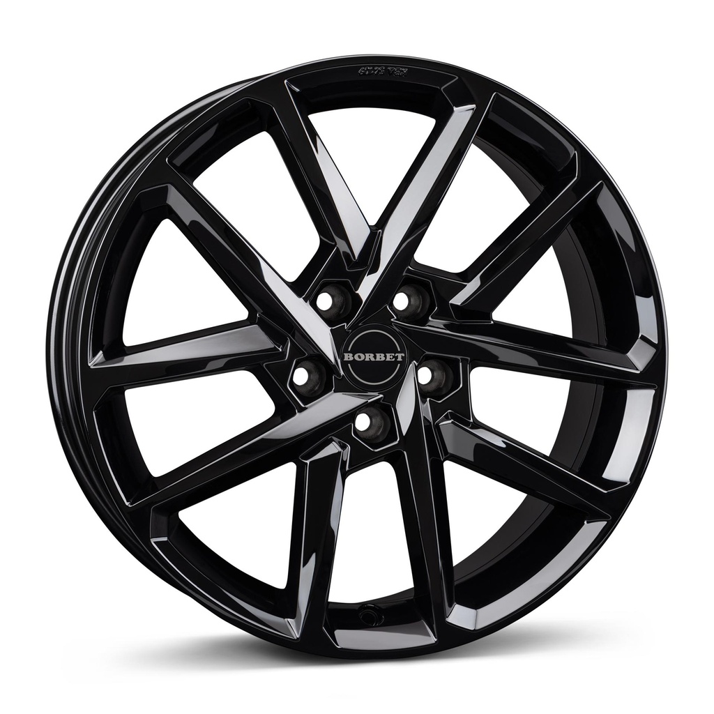 BORBET N BLACK GLOSS 8x19 5/112 ET44.9 CB57.1