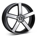 ETA BETA EROS M.BLK/POL 7.5x17 5/108 ET52 CB63.4