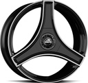 GMP A123 PIANO BLACK DIAM 9.5x22 5/114.3 ET35 CB64.1