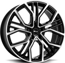 BROCK B41 BLACK FULL POL 9.5x22 5/130 ET50 CB71.6